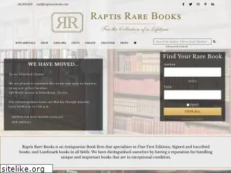 raptisrarebooks.com