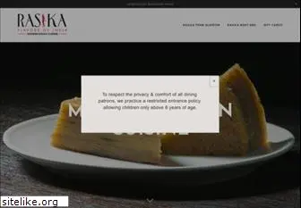 rasikarestaurant.com