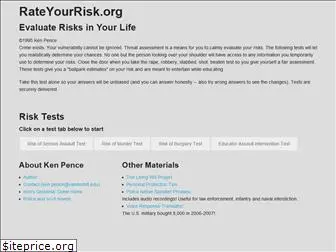 rateyourrisk.org