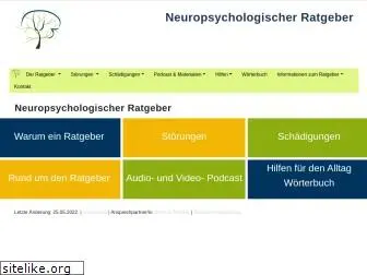 ratgeber-neuropsychologie.de