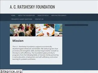 ratsheskyfoundation.org