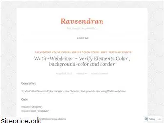 raveendran.wordpress.com