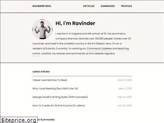 ravinderdeol.com