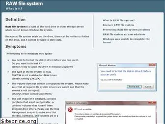 raw-file-system.com