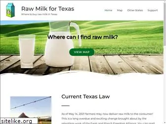 rawmilkfortexas.com