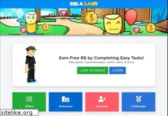 Top 76 Similar Websites Like Rblx Land And Alternatives - robux with paysafecard