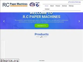 rcpapermachines.com