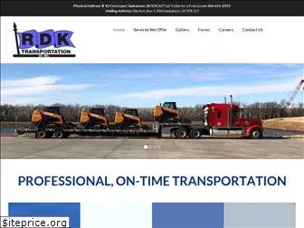 rdktransportation.com