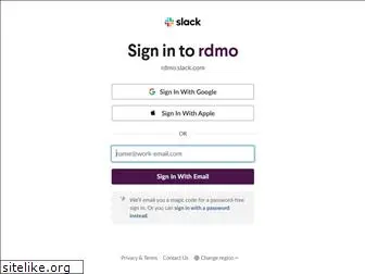 rdmo.slack.com