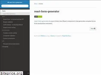 react-form-generator.readthedocs.io