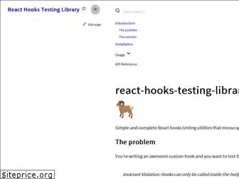 react-hooks-testing-library.com