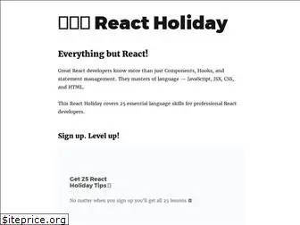 react.holiday