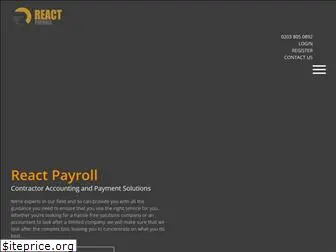 reactpayroll.com