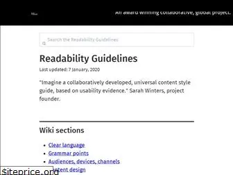 readabilityguidelines.co.uk