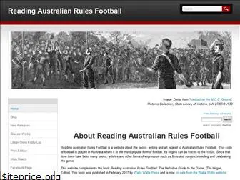 readingaustralianrulesfootball.org