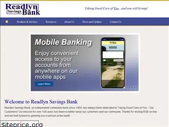 readlynsavingsbank.com