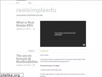 realsimpleedu.wordpress.com