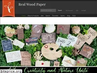 realwoodpaper.com