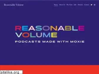 reasonablevolume.com