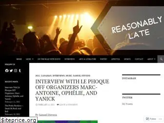 reasonablylate.com