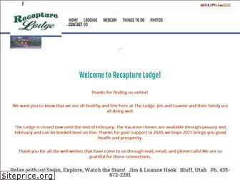 recapturelodge.com