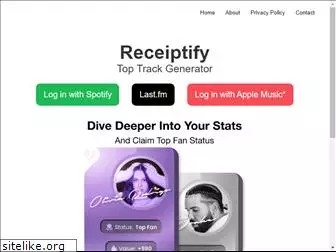 Top 1 Similar Web Sites Like Receiptify Herokuapp Com And Alternatives