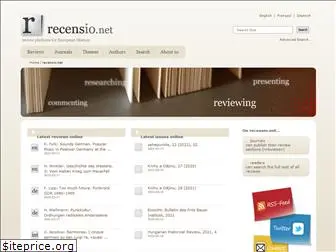 recensio.net