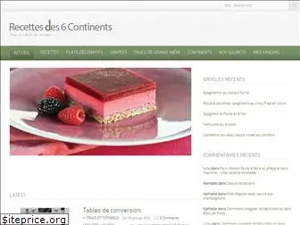 recettes6continents.com