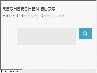 recherchenblog.ch