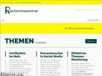 rechercheseminar.de