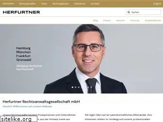 rechtsanwalt-herfurtner.de