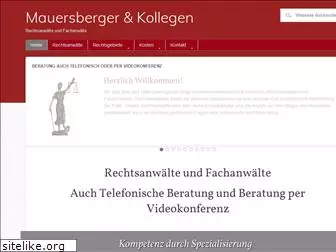 rechtsanwalt-mauersberger.de