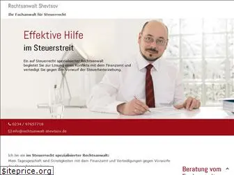rechtsanwalt-shevtsov.de