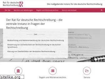 rechtschreibrat.com