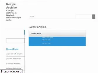 recipearchive.co.uk