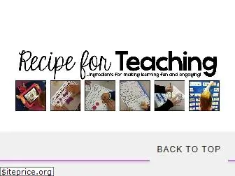recipeforteaching.com