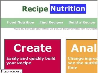 recipenutrition.com