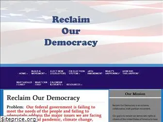reclaimourdemocracy.org