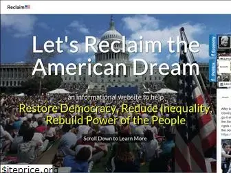 reclaimtheamericandream.org
