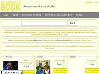 recommendationbook.com