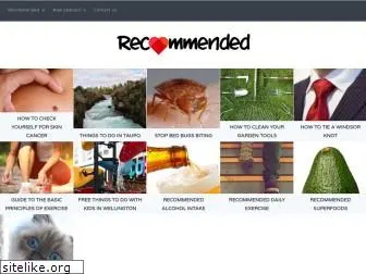 recommended.co.nz