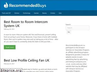 recommendedbuys.co.uk