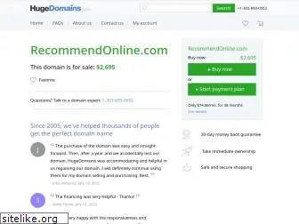 recommendonline.com
