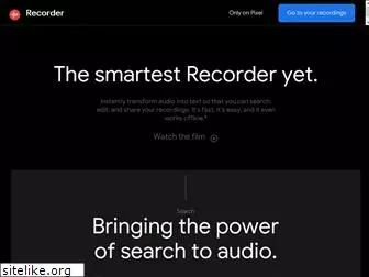 recorder.withgoogle.com