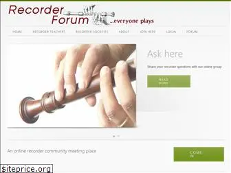 recorderforum.com