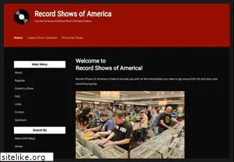 recordshowsofamerica.com