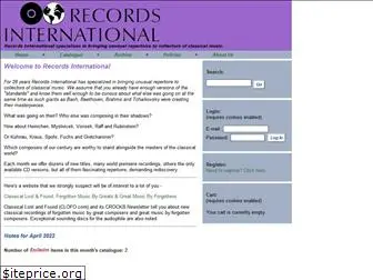 recordsinternational.com