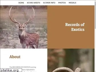 recordsofexotics.info