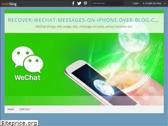recover-wechat-messages-on-iphone.over-blog.com