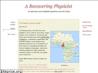 recoveringphysicist.com